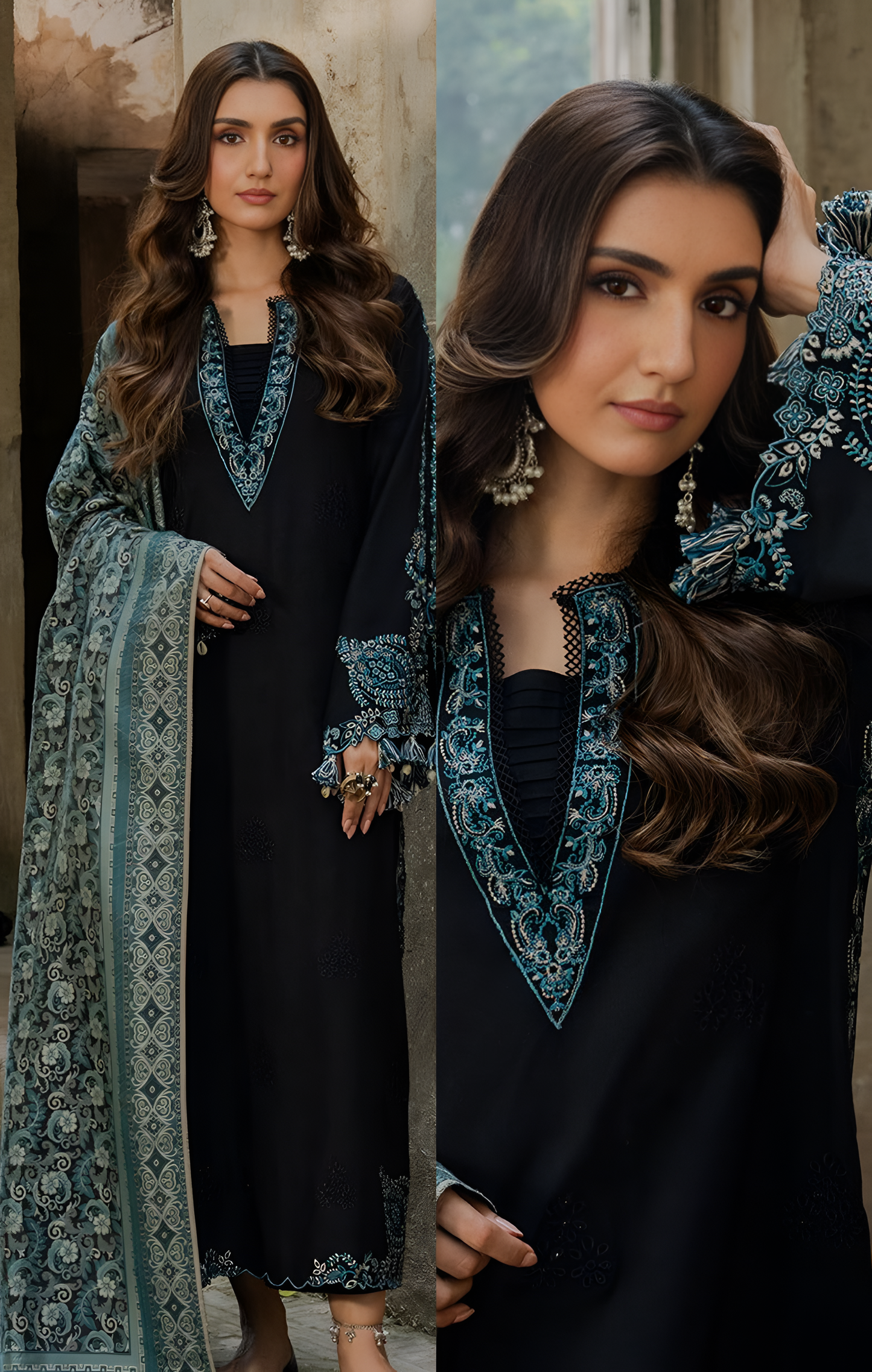 SUMMER COLLECTION - Lawn 3PC Embroidered