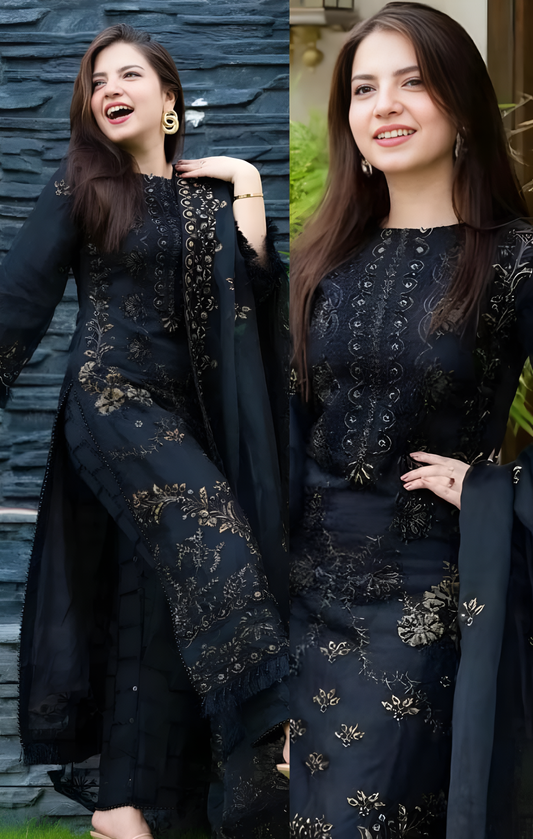 SUMMER COLLECTION - Lawn 3PC Embroidered