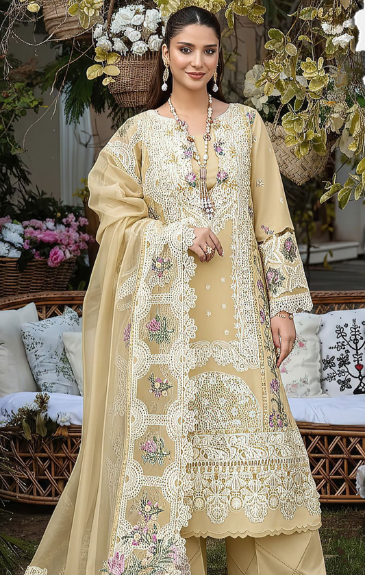 Summer Collection - Lawn 3PC Embroidered