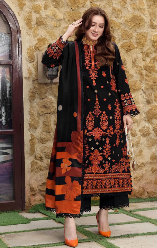 Summer Collection - Lawn 3PC Embroidered