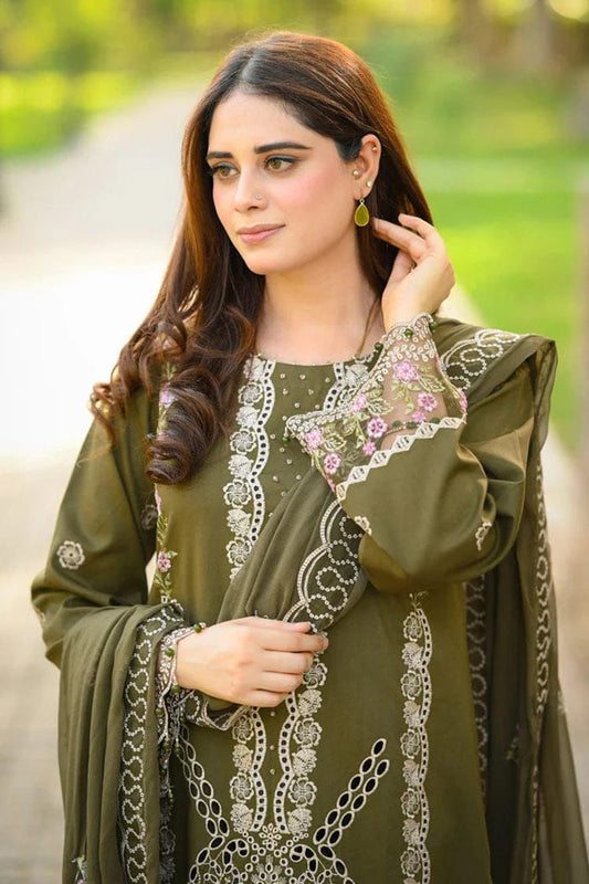 SUMMER COLLECTION - Lawn 3PC Embroidered