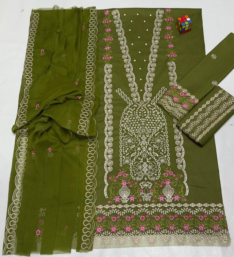 SUMMER COLLECTION - Lawn 3PC Embroidered