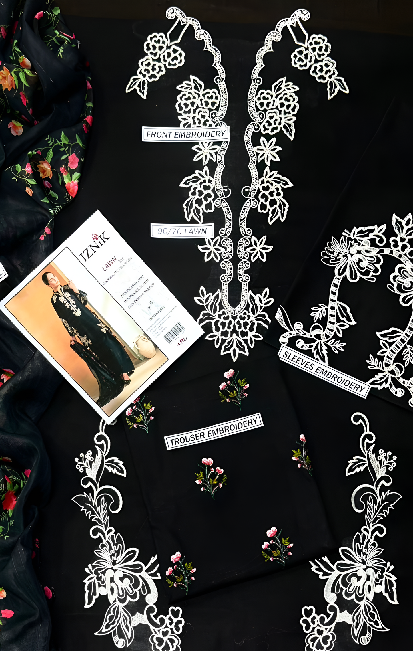 Summer Collection - Lawn 3PC Embroidered