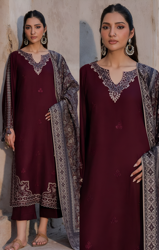 Summer Collection - Lawn 3PC Embroidered