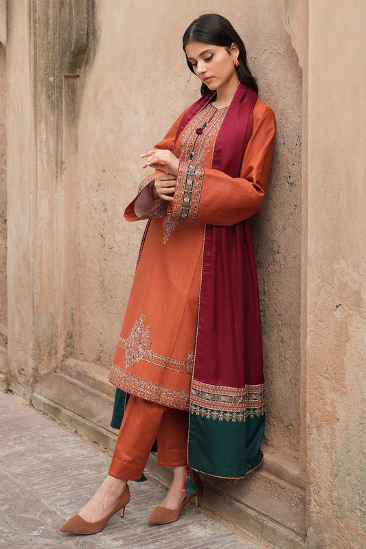 SUMMER COLLECTION - Lawn 3PC Embroidered