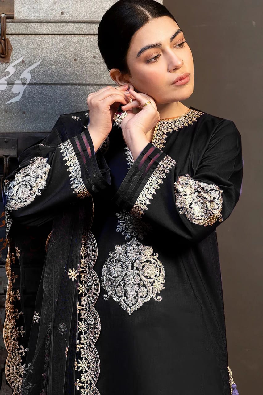SUMMER COLLECTION - Lawn 3PC Embroidered