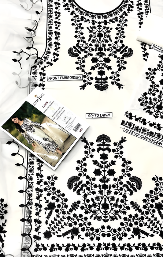 Summer Collection - Lawn 3PC Embroidered