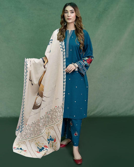 SUMMER COLLECTION - Lawn 3PC Embroidered