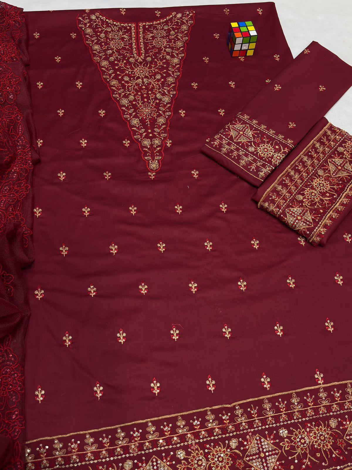 SUMMER COLLECTION - Lawn 3PC Embroidered