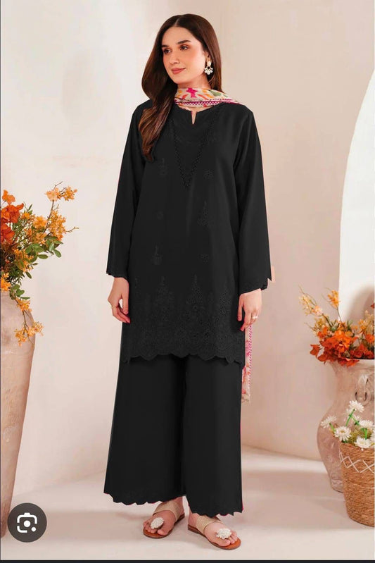 SUMMER COLLECTION - Lawn 3PC Embroidered