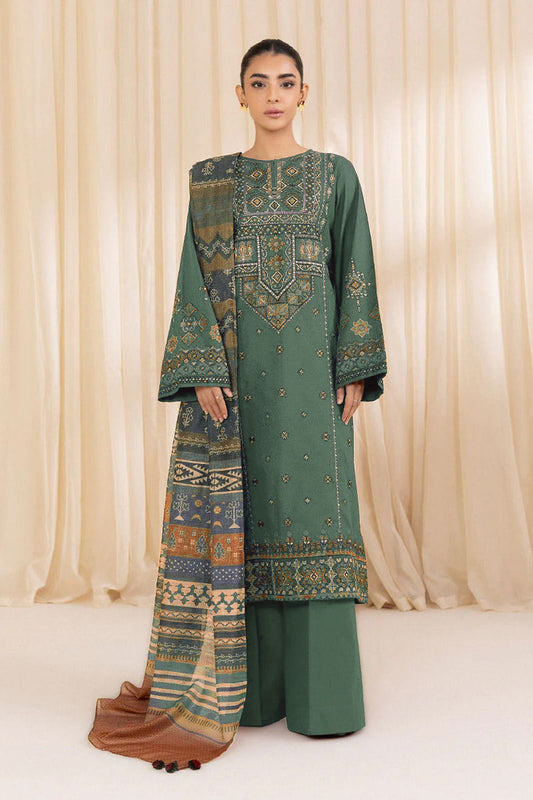 SUMMER COLLECTION - Lawn 3PC Embroidered